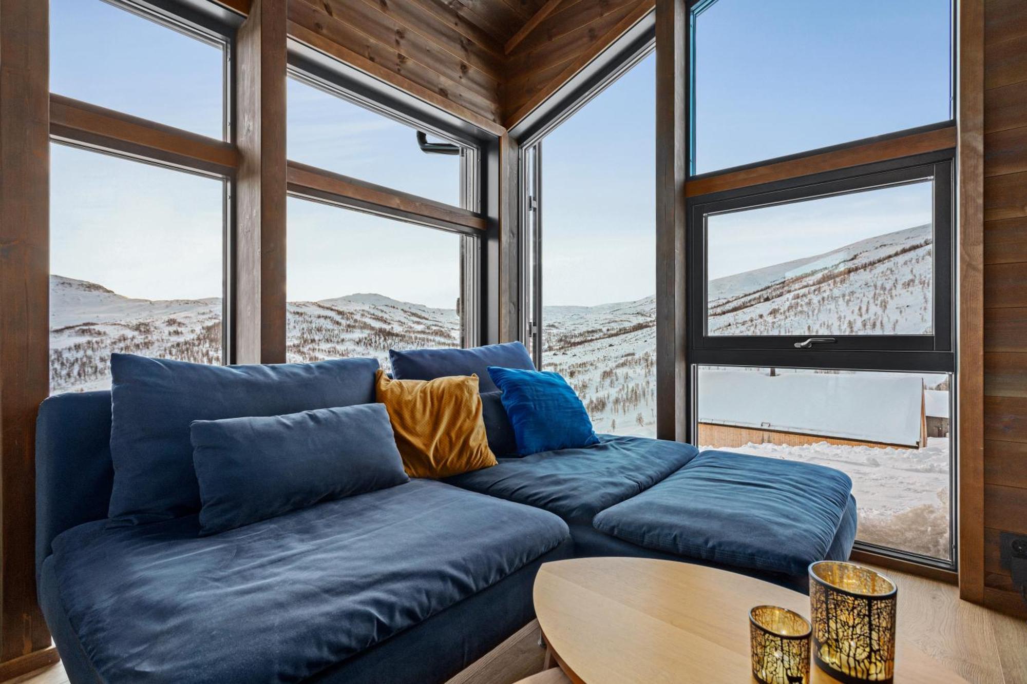 Exclusive Mountain Cabin With Spectacular Views At The Top Of Hodlekve With Possibility Of Extra Unit 桑恩达 外观 照片