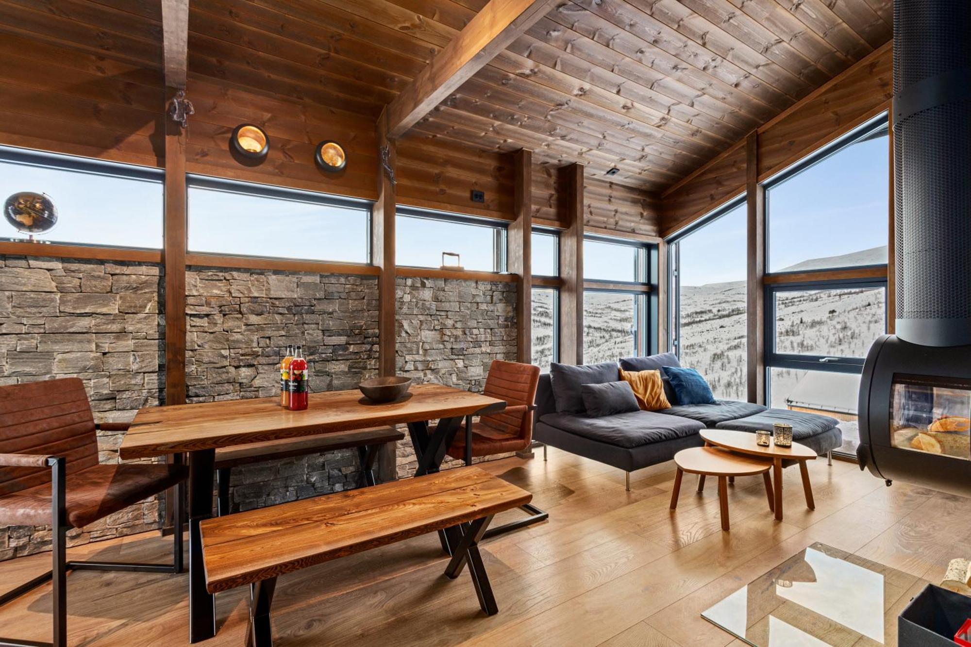 Exclusive Mountain Cabin With Spectacular Views At The Top Of Hodlekve With Possibility Of Extra Unit 桑恩达 外观 照片