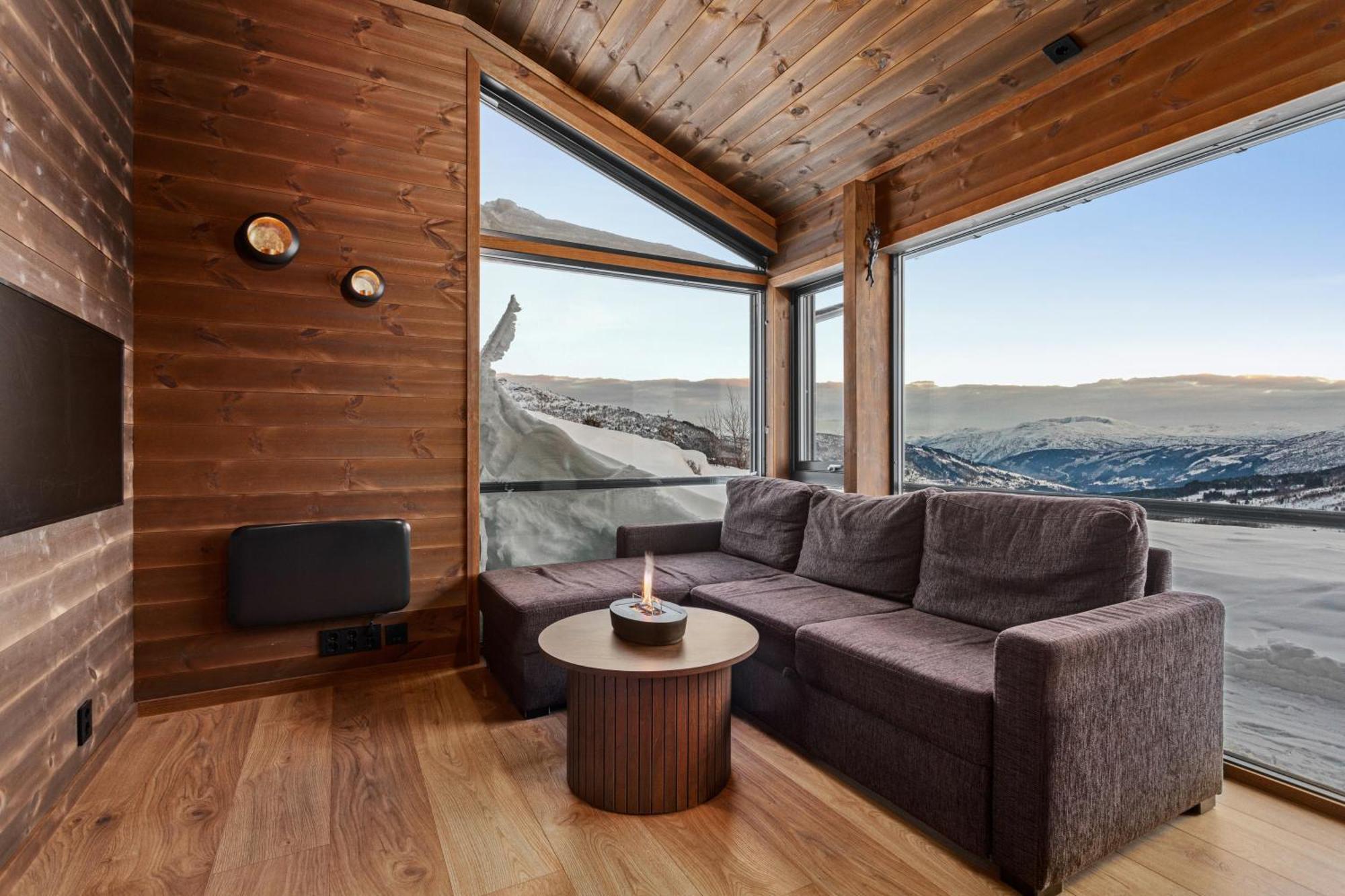 Exclusive Mountain Cabin With Spectacular Views At The Top Of Hodlekve With Possibility Of Extra Unit 桑恩达 外观 照片