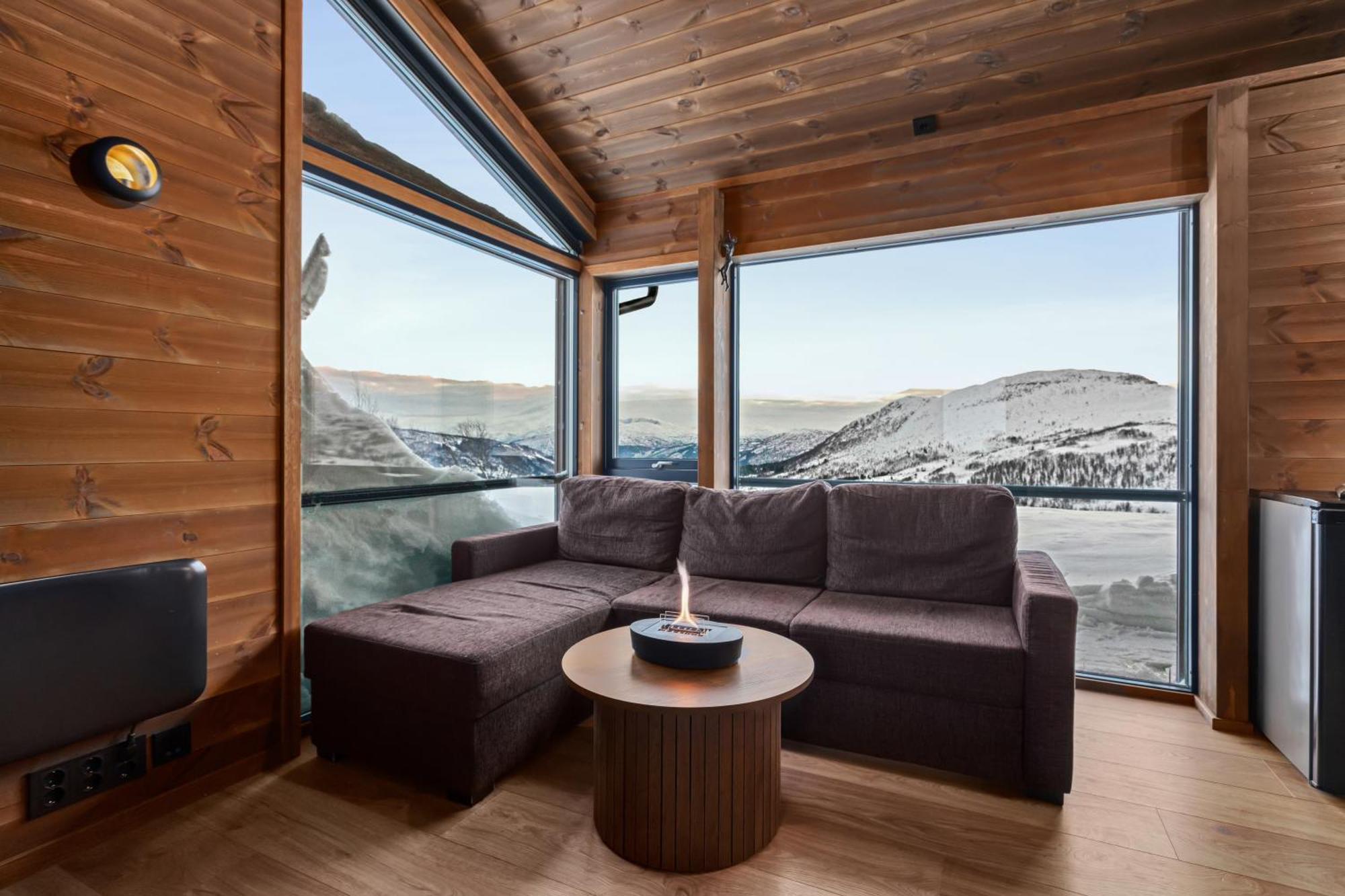 Exclusive Mountain Cabin With Spectacular Views At The Top Of Hodlekve With Possibility Of Extra Unit 桑恩达 外观 照片