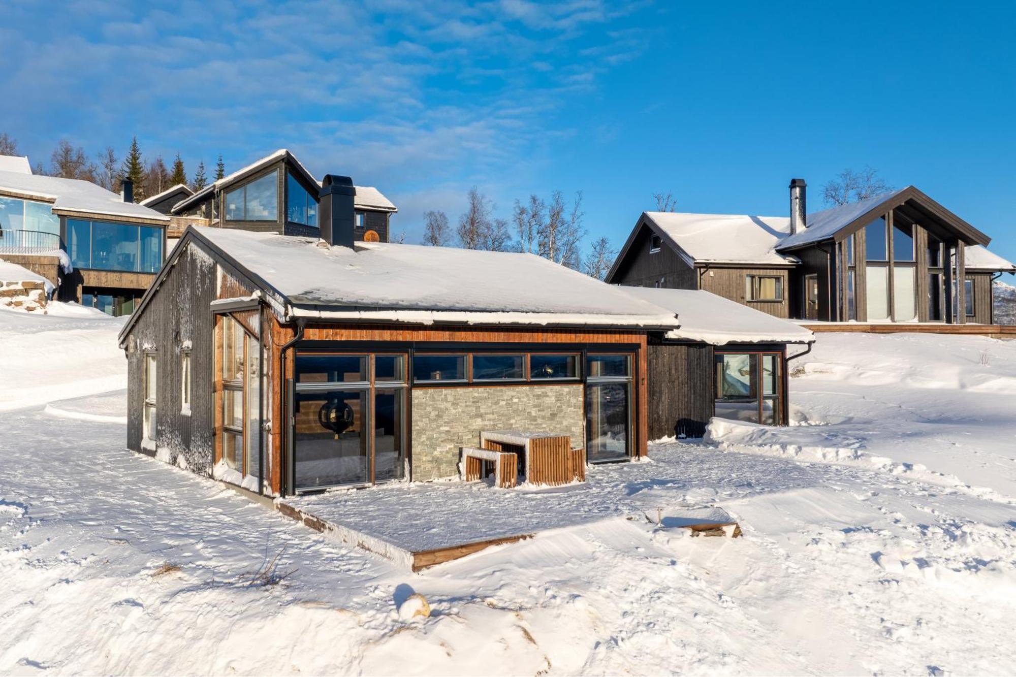 Exclusive Mountain Cabin With Spectacular Views At The Top Of Hodlekve With Possibility Of Extra Unit 桑恩达 外观 照片